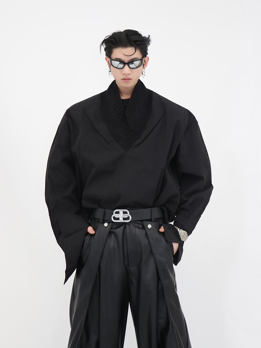 V-shaped Shirt-IYAMIUIO