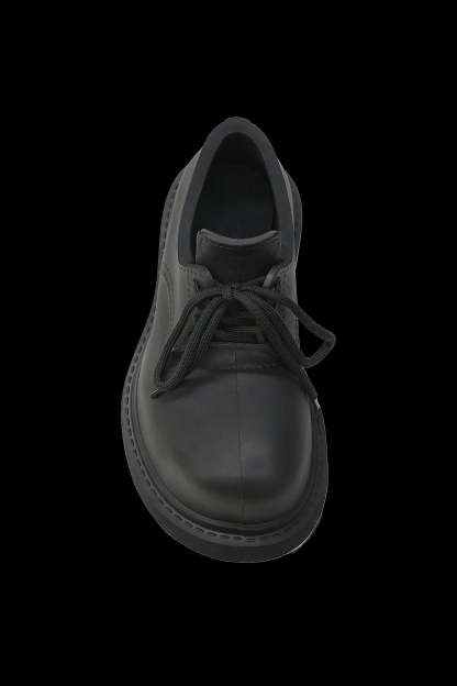 【New】Big Toe Platform Leather Shoes-IYAMIUIO