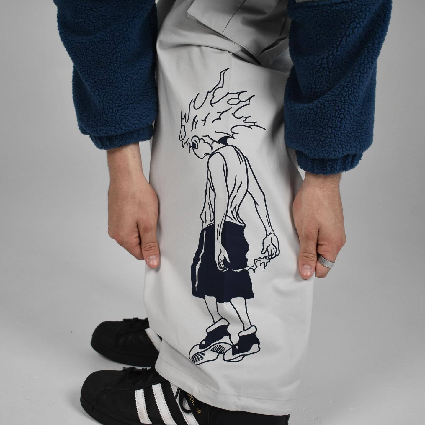 Gon/Killua Parachute pants-HxH-IYAMIUIO