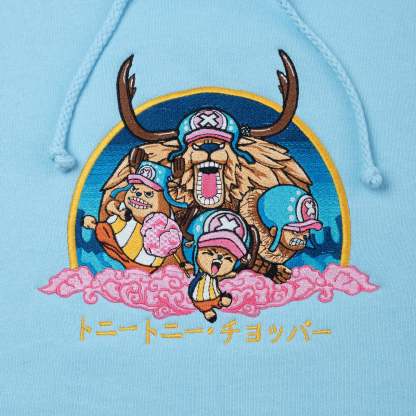 Tony Tony Embroidered Hoodie-IYAMIUIO