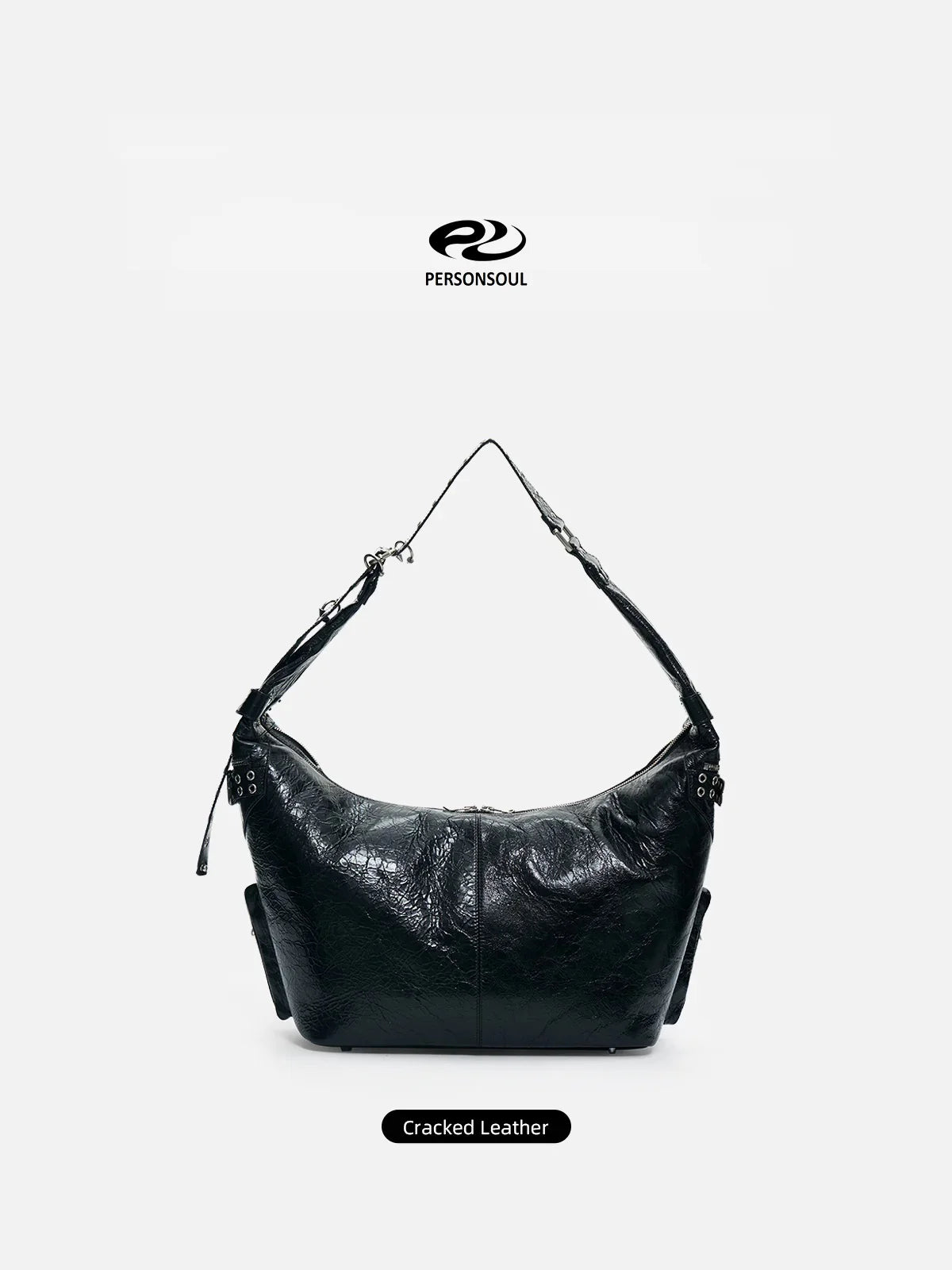 Personsoul Sheepskin Shoulder Bag Small-IYAMIUIO