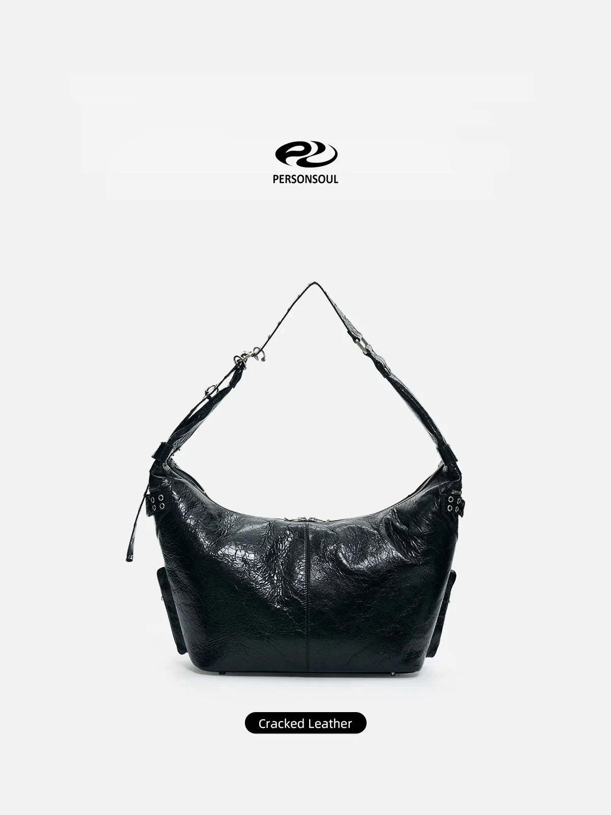 Personsoul Sheepskin Shoulder Bag Small-IYAMIUIO