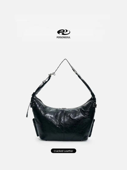 Personsoul Sheepskin Shoulder Bag Small-IYAMIUIO