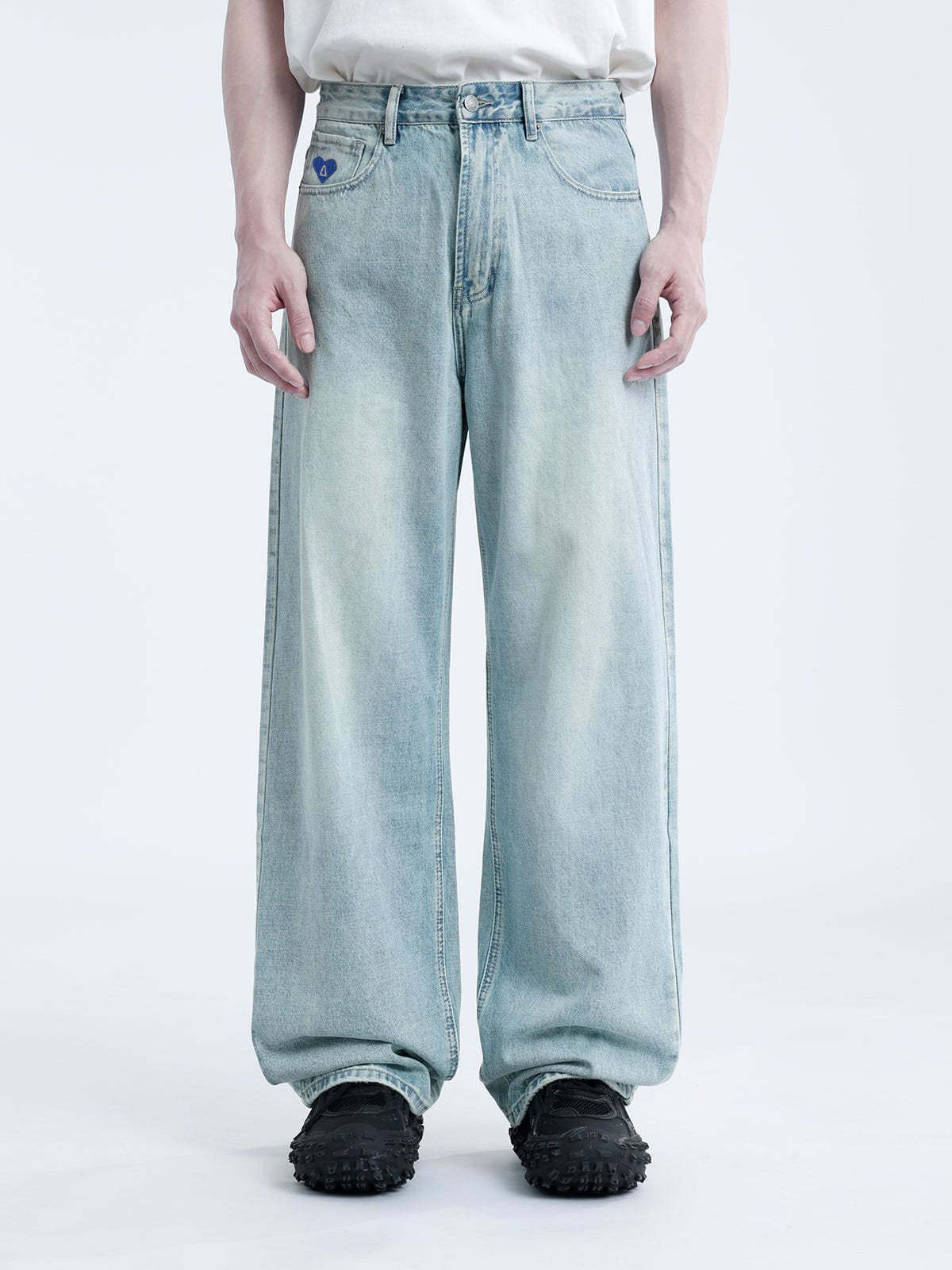 Aelfric Eden Basic Loose Jeans-IYAMIUIO