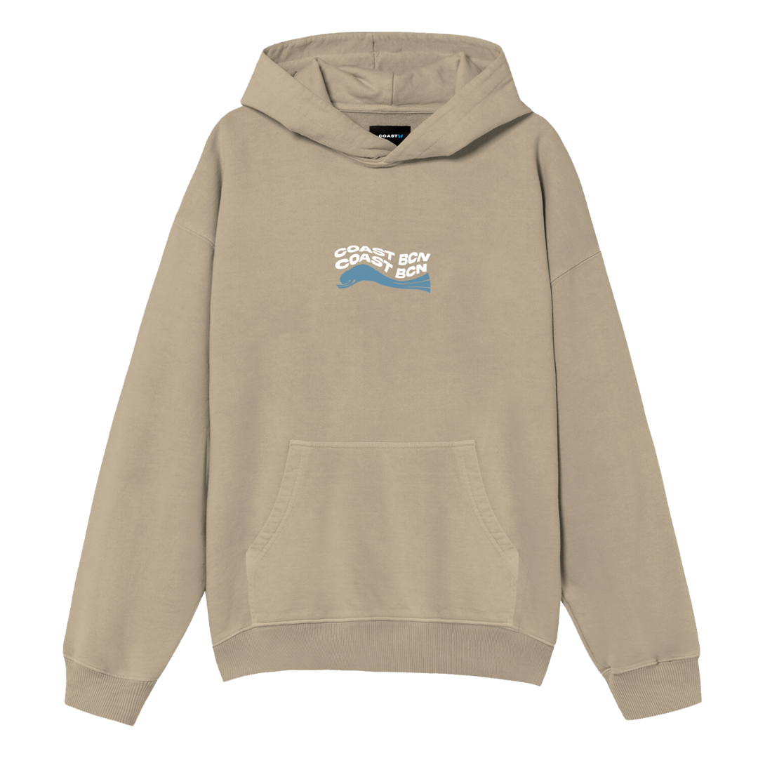 Khaki Outer Hoodie-IYAMIUIO