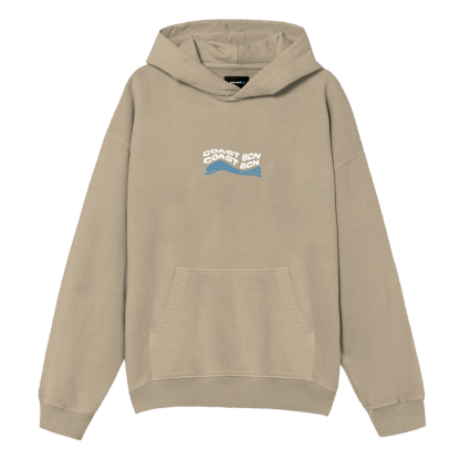 Khaki Outer Hoodie-IYAMIUIO