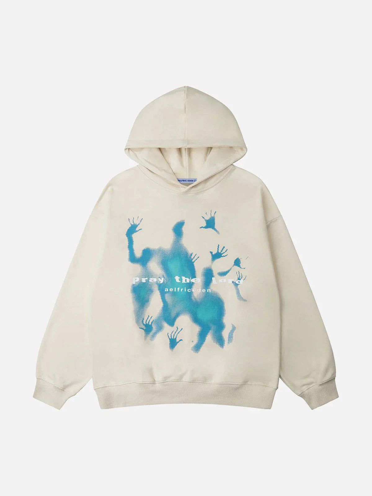 Aelfric Eden Abstraction Shadow Print Hoodie-IYAMIUIO