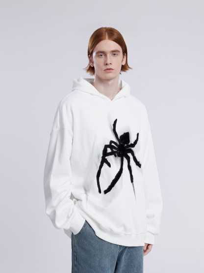 Aelfric Eden Spider Towel Embroidery Hoodie-IYAMIUIO
