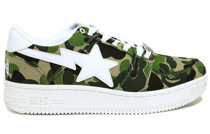 A BATHING APE Bape Abc Camo Sta Low 1G30-191-011-GREEN-IYAMIUIO