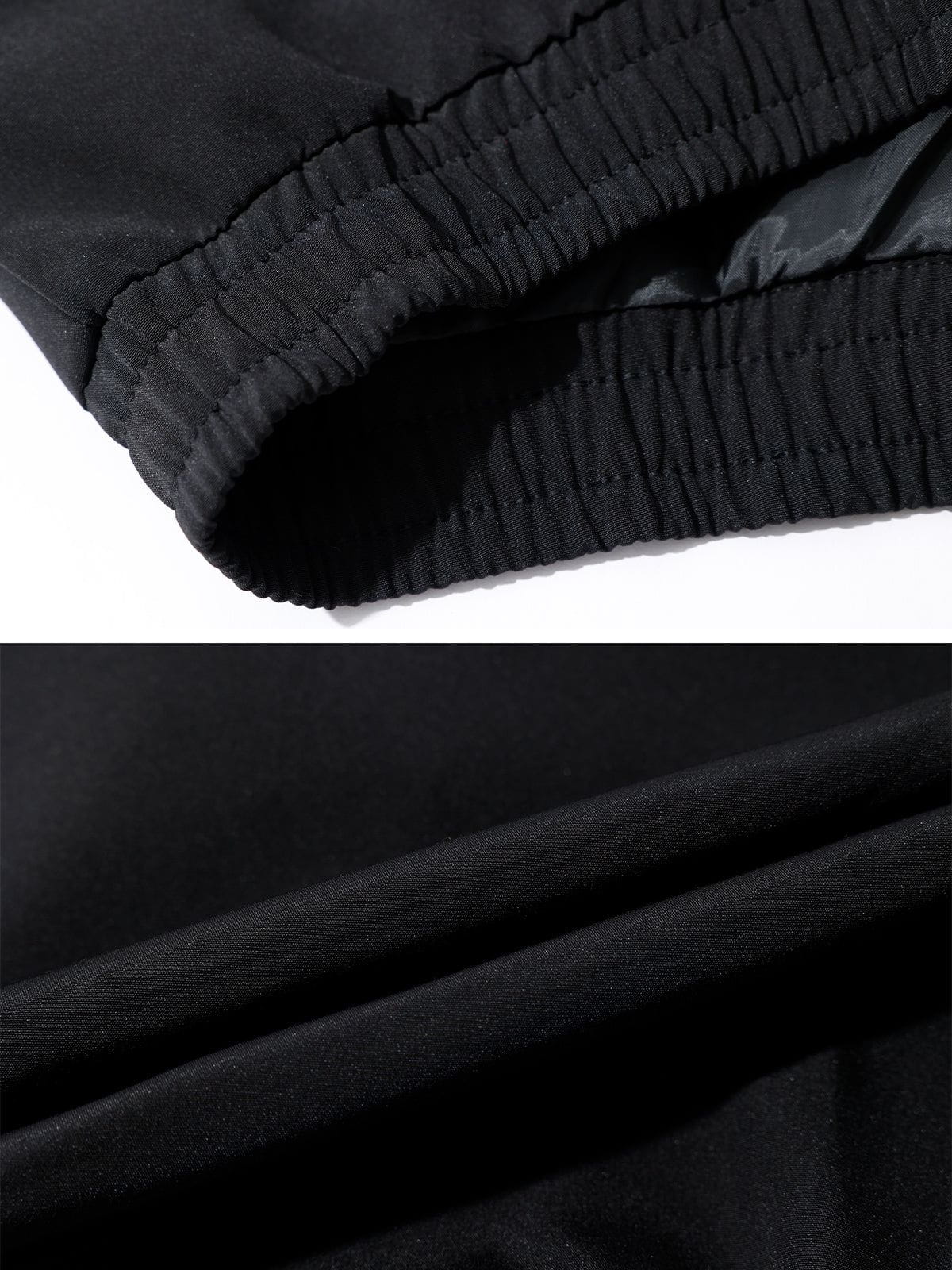 Aelfric Eden Reflective Stripe Star Zipper Jacket-IYAMIUIO