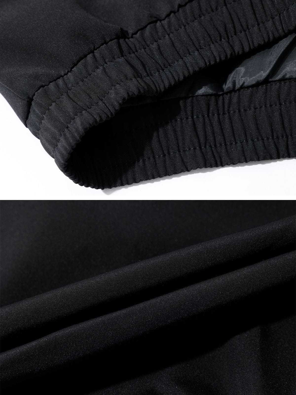 Aelfric Eden Reflective Stripe Star Zipper Jacket-IYAMIUIO