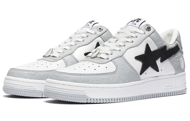 A BATHING APE Bape Sta 'Grey Black' 1H70-191-002-GREY-IYAMIUIO