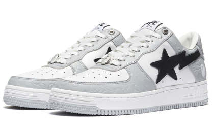 A BATHING APE Bape Sta 'Grey Black' 1H70-191-002-GREY-IYAMIUIO