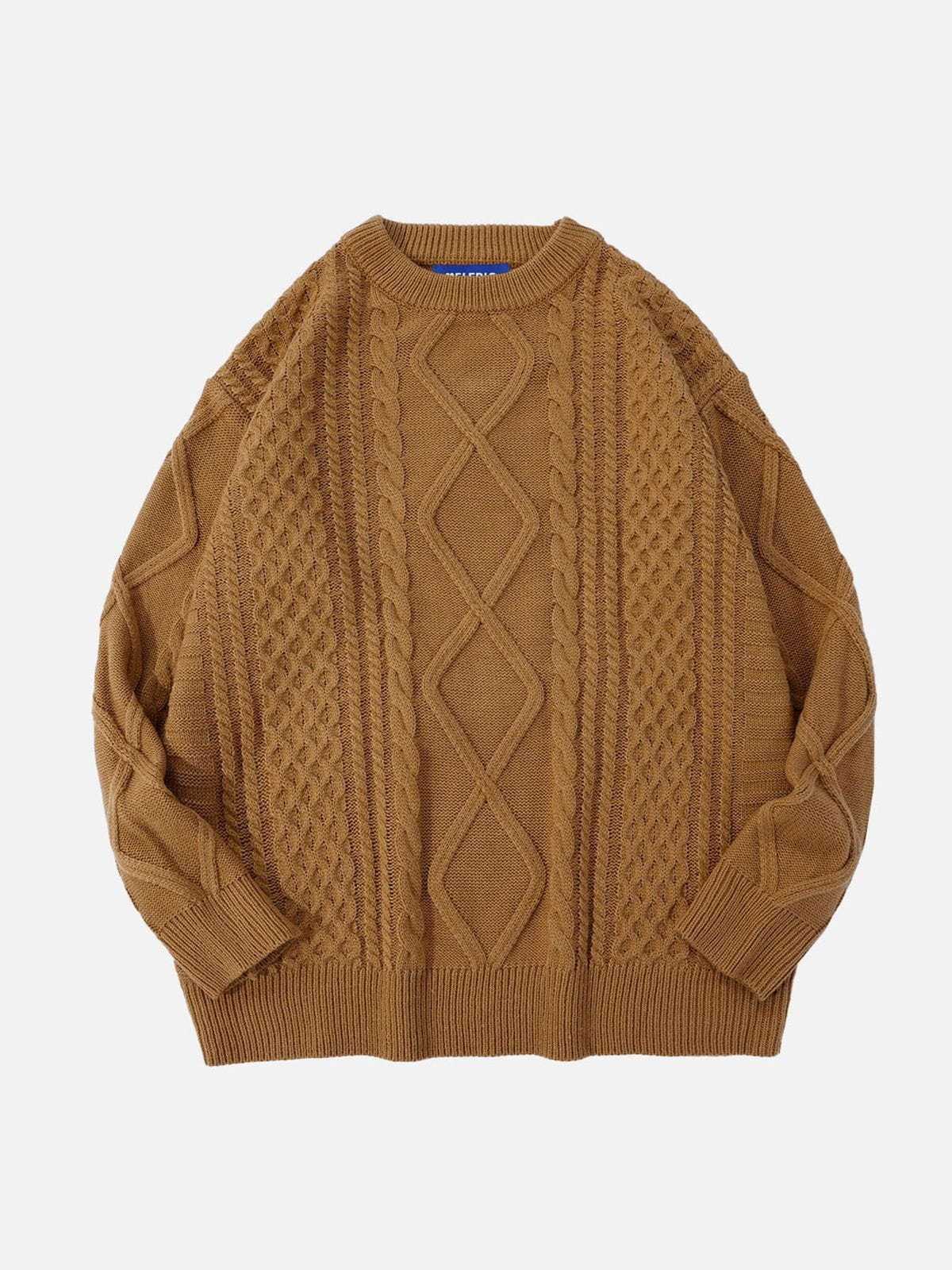 Aelfric Eden Retro Rory Gilmore Knit Sweater[Recommended by@juicyjrock]-IYAMIUIO