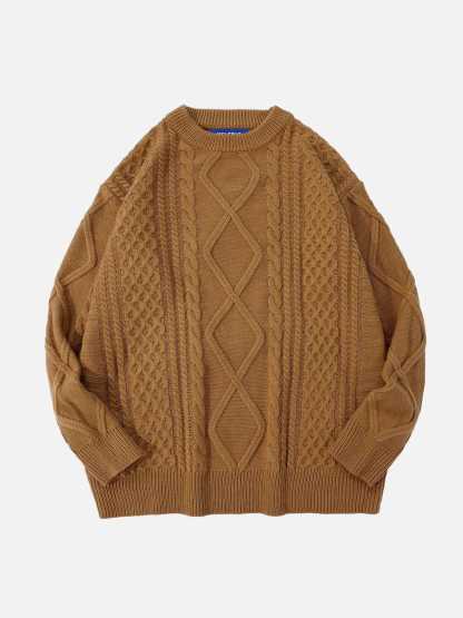 Aelfric Eden Retro Rory Gilmore Knit Sweater[Recommended by@juicyjrock]-IYAMIUIO