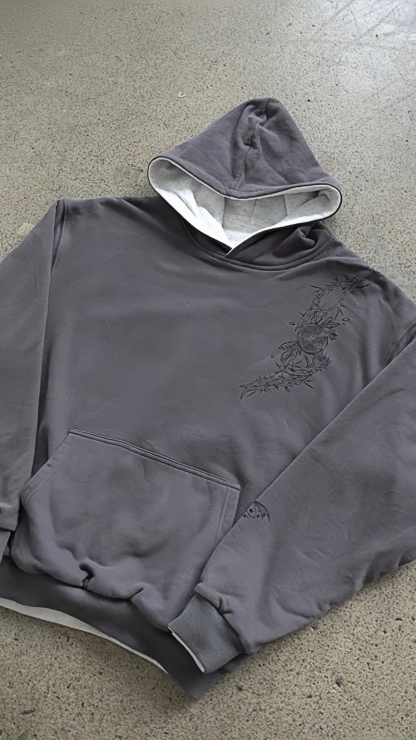 Hades / Persephone reversible hoodie-IYAMIUIO