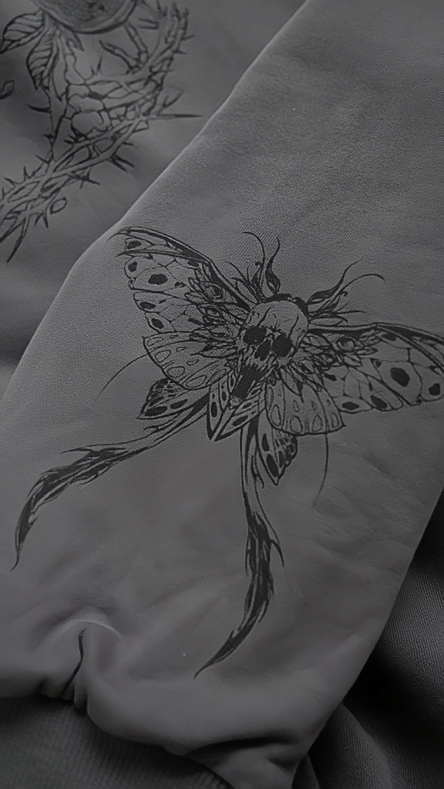 Hades / Persephone reversible hoodie-IYAMIUIO