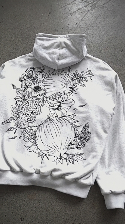 Hades / Persephone reversible hoodie-IYAMIUIO