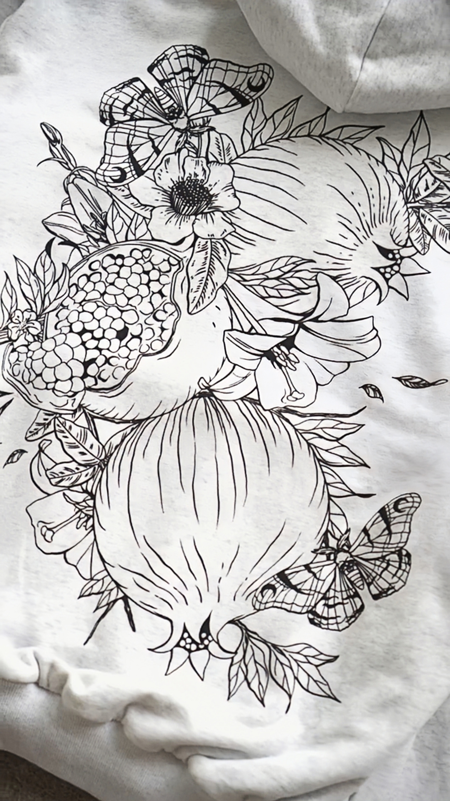 Hades / Persephone reversible hoodie-IYAMIUIO