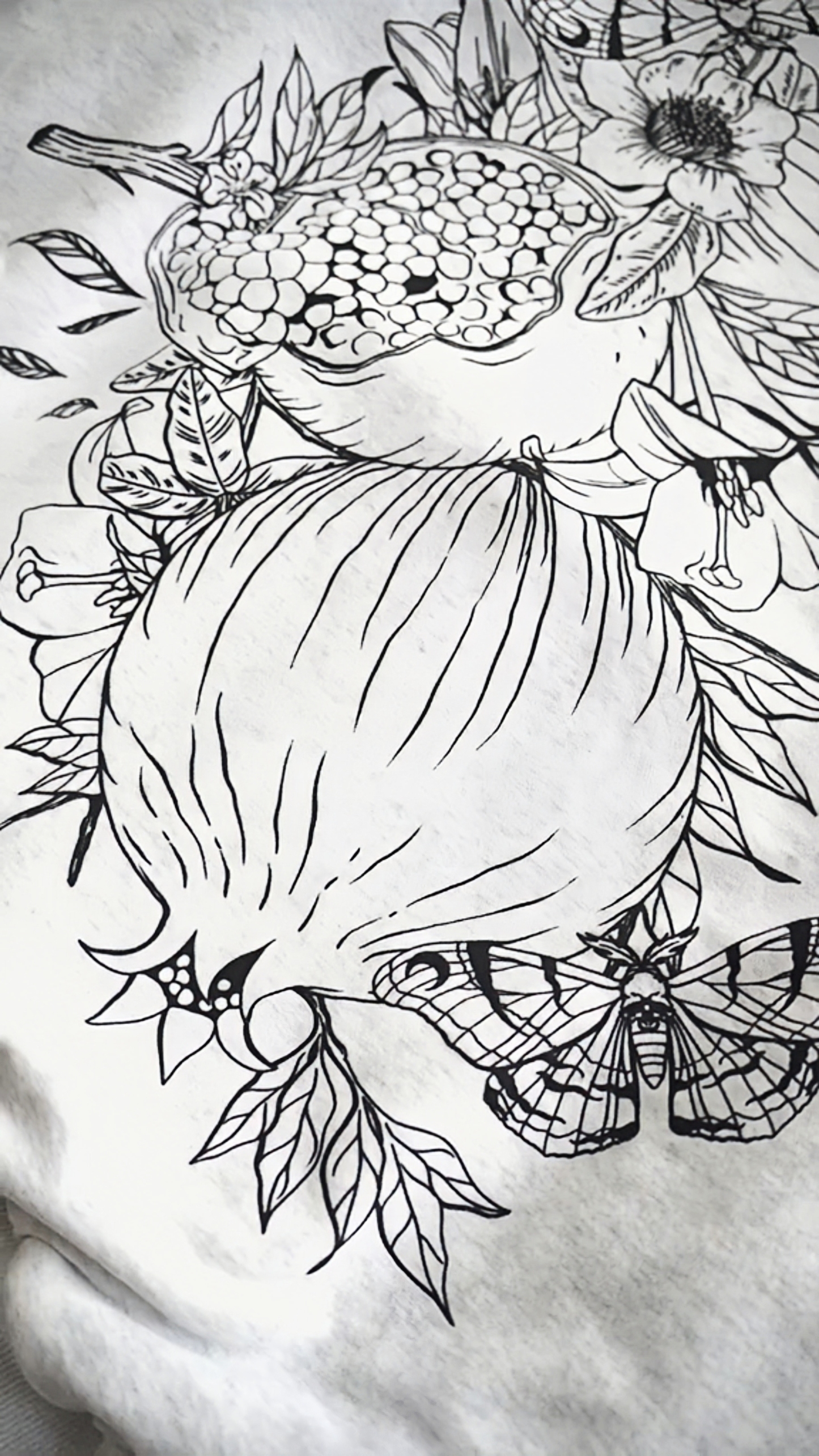 Hades / Persephone reversible hoodie-IYAMIUIO