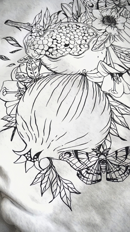 Hades / Persephone reversible hoodie-IYAMIUIO