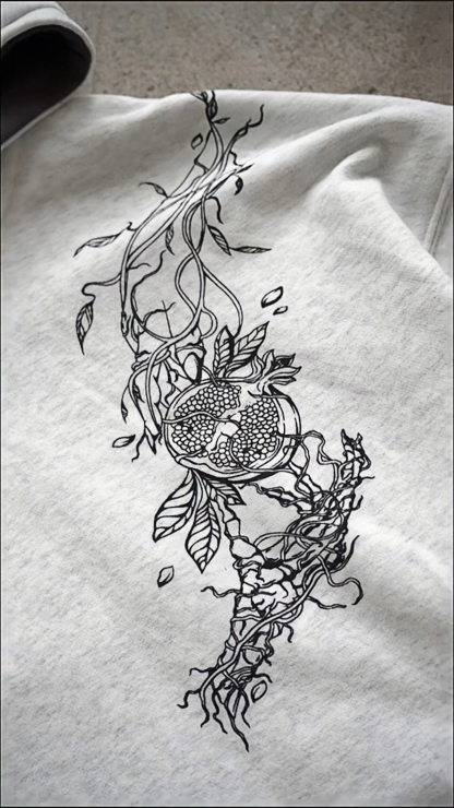 Hades / Persephone reversible hoodie-IYAMIUIO