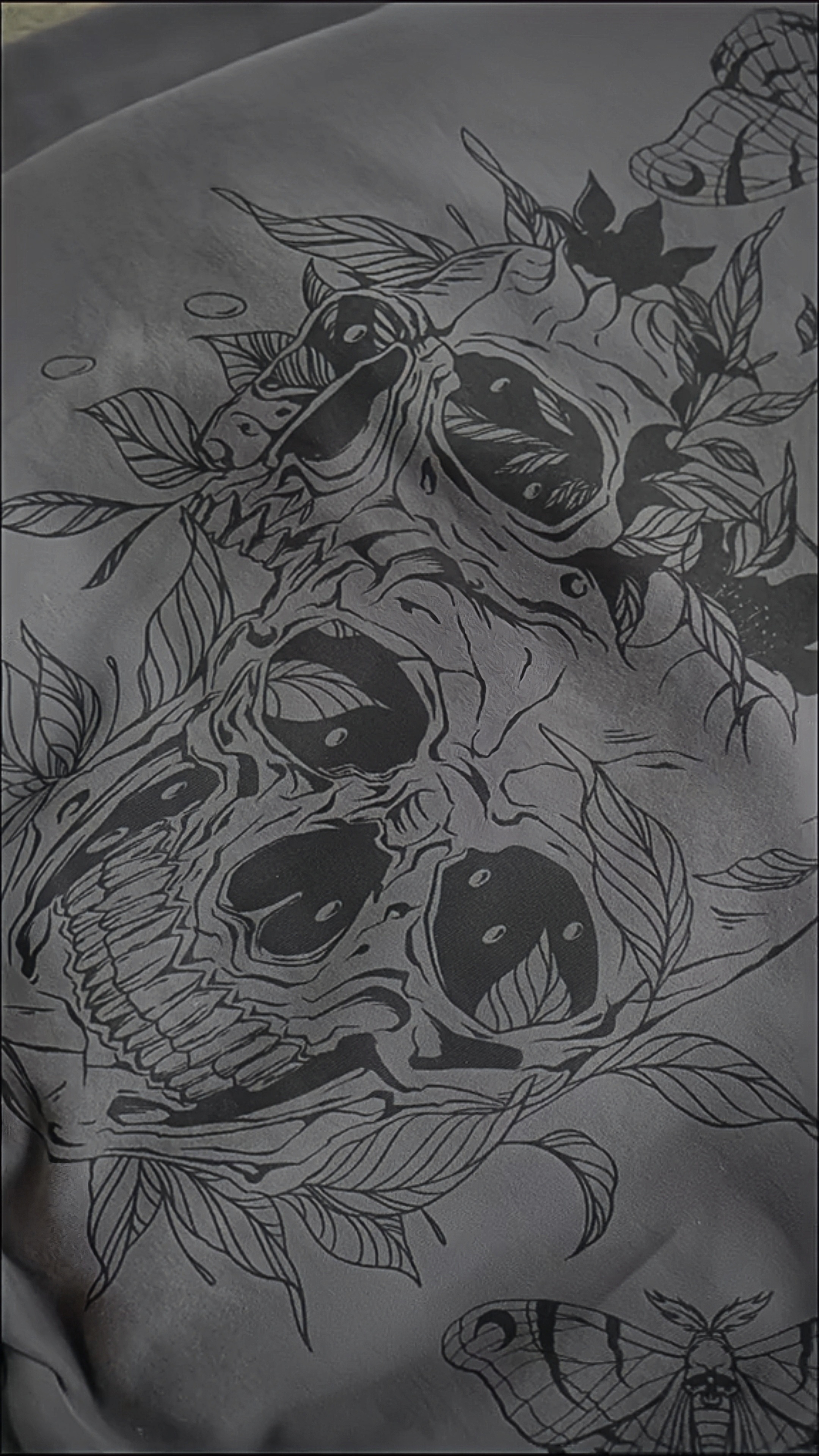 Hades / Persephone reversible hoodie-IYAMIUIO