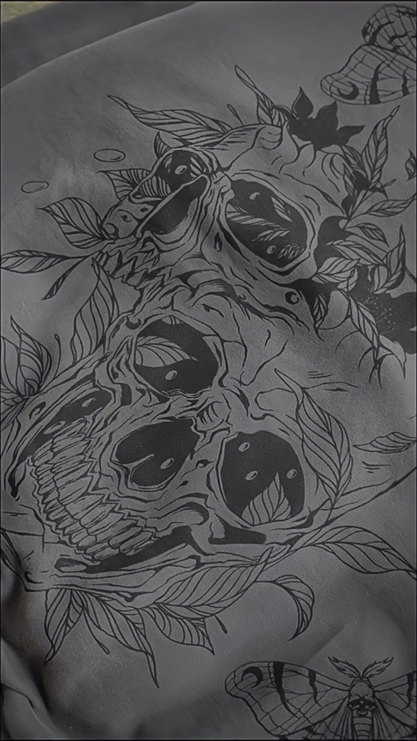 Hades / Persephone reversible hoodie-IYAMIUIO