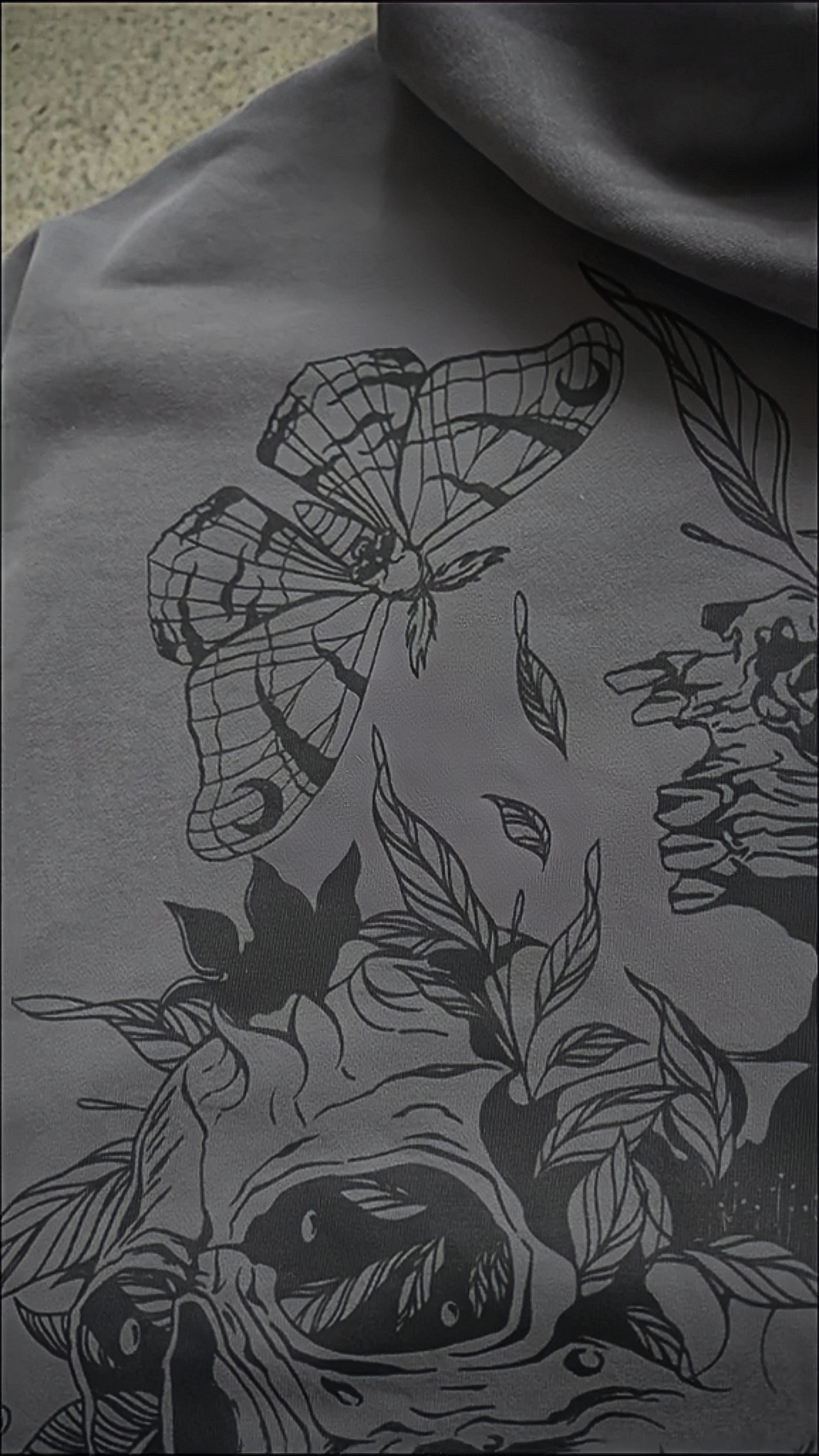 Hades / Persephone reversible hoodie-IYAMIUIO