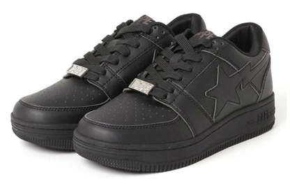 A BATHING APE Bape Sta Low M2 'Black' 1F70-191-006BLK-IYAMIUIO