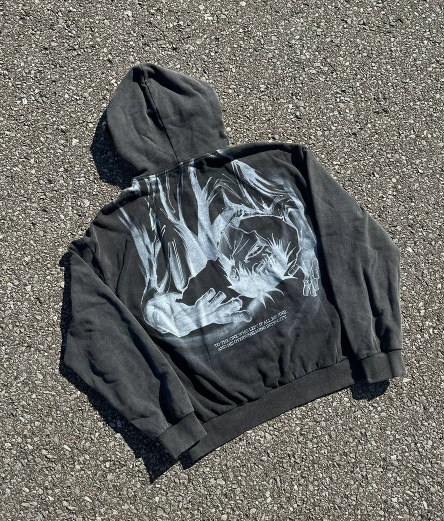 Toji Vintage Washed hoodie-JJK-IYAMIUIO