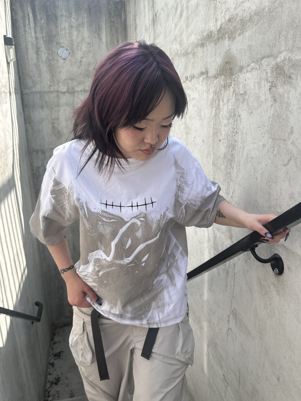 "CURSED" Sun Reactive T-shirt-IYAMIUIO