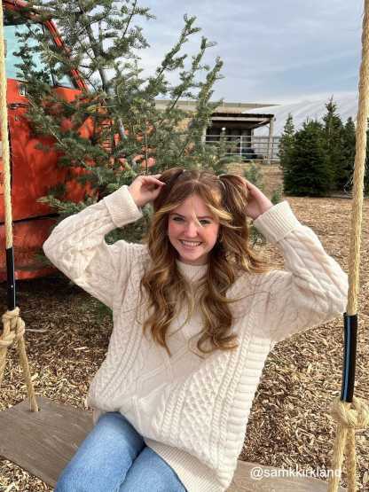 Aelfric Eden Retro Rory Gilmore Knit Sweater[Recommended by@juicyjrock]-IYAMIUIO