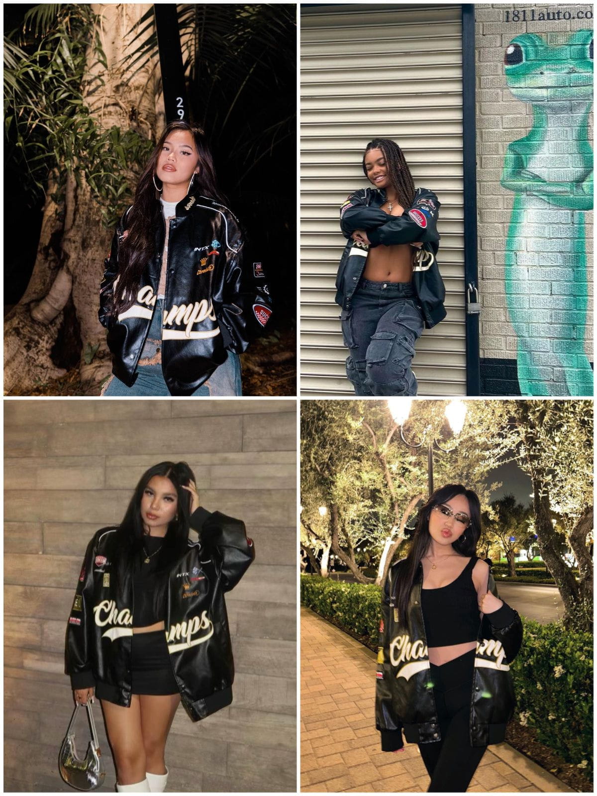 Aelfric Eden Letter-Embroidered Racing Jacket-IYAMIUIO