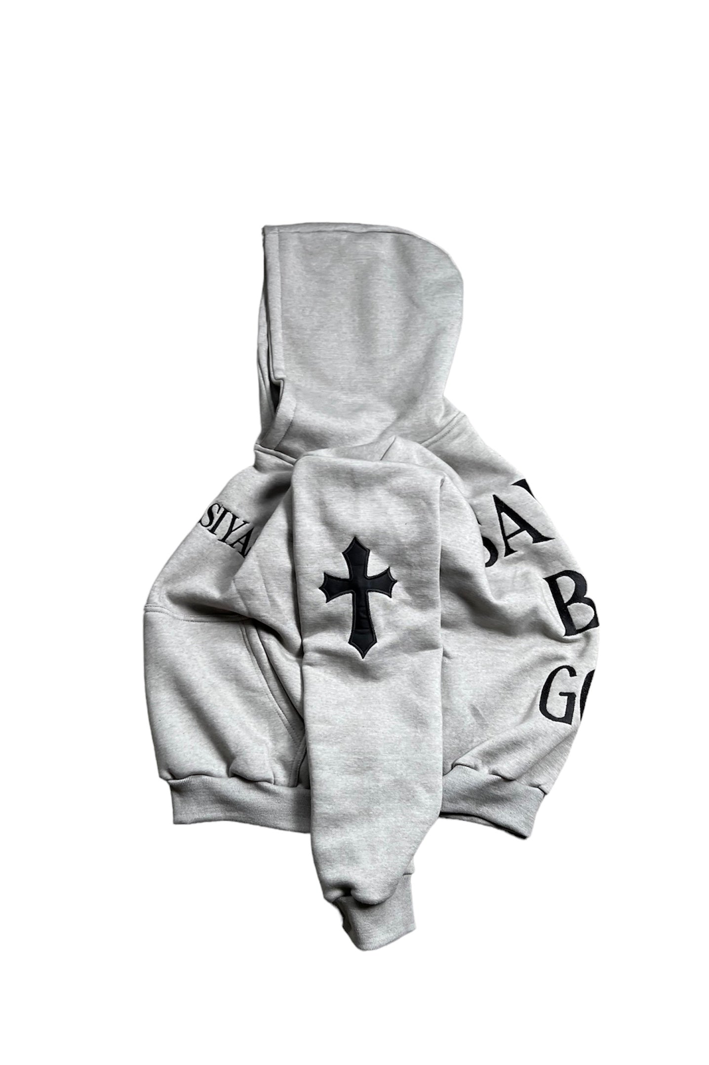 SAVED HOODIE (GREY)-IYAMIUIO