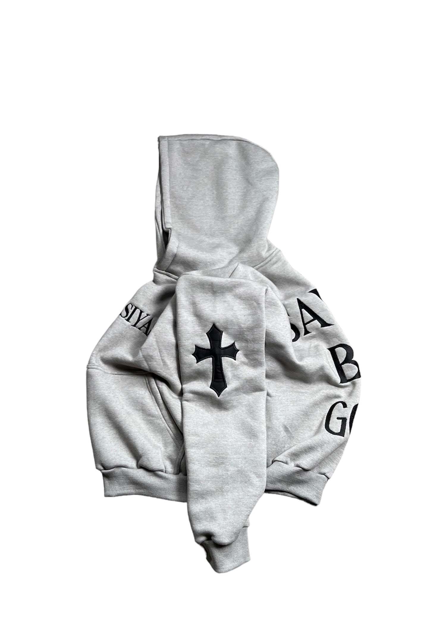 SAVED HOODIE (GREY)-IYAMIUIO