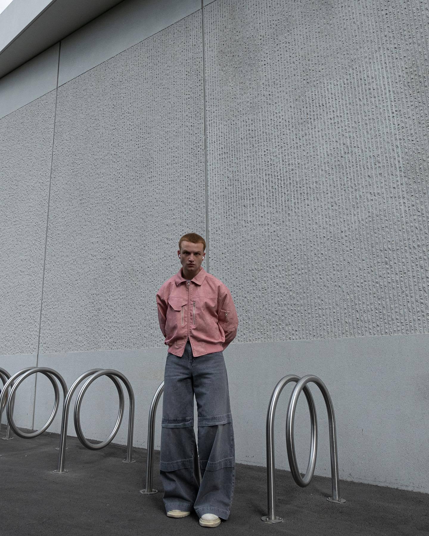 【23s August】Gradient Shoulder Pad Jacket-IYAMIUIO