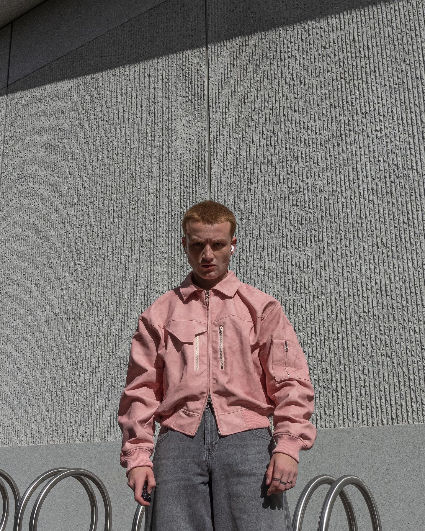 【23s August】Gradient Shoulder Pad Jacket-IYAMIUIO