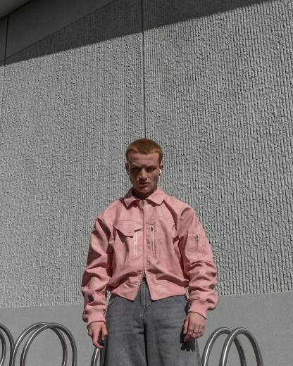 【23s August】Gradient Shoulder Pad Jacket-IYAMIUIO