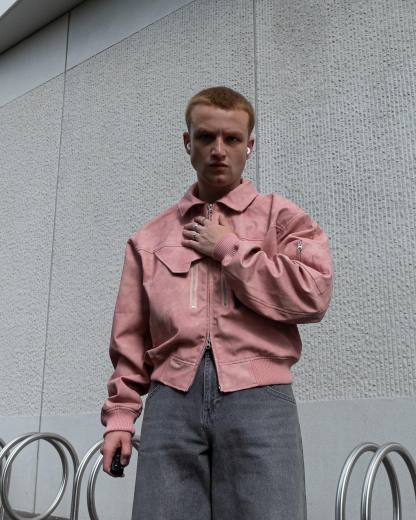 【23s August】Gradient Shoulder Pad Jacket-IYAMIUIO