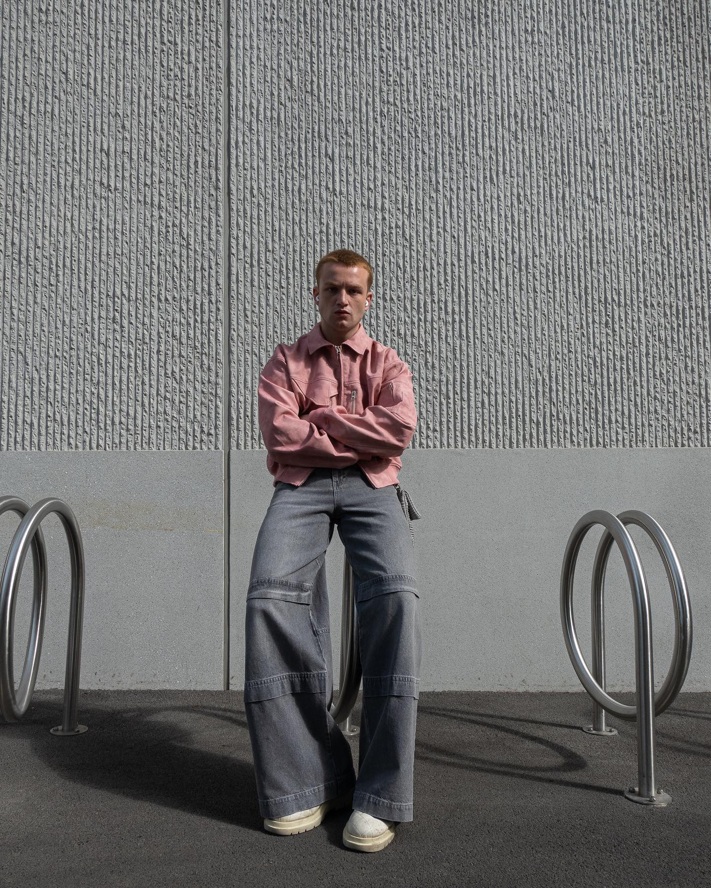 【23s August】Gradient Shoulder Pad Jacket-IYAMIUIO