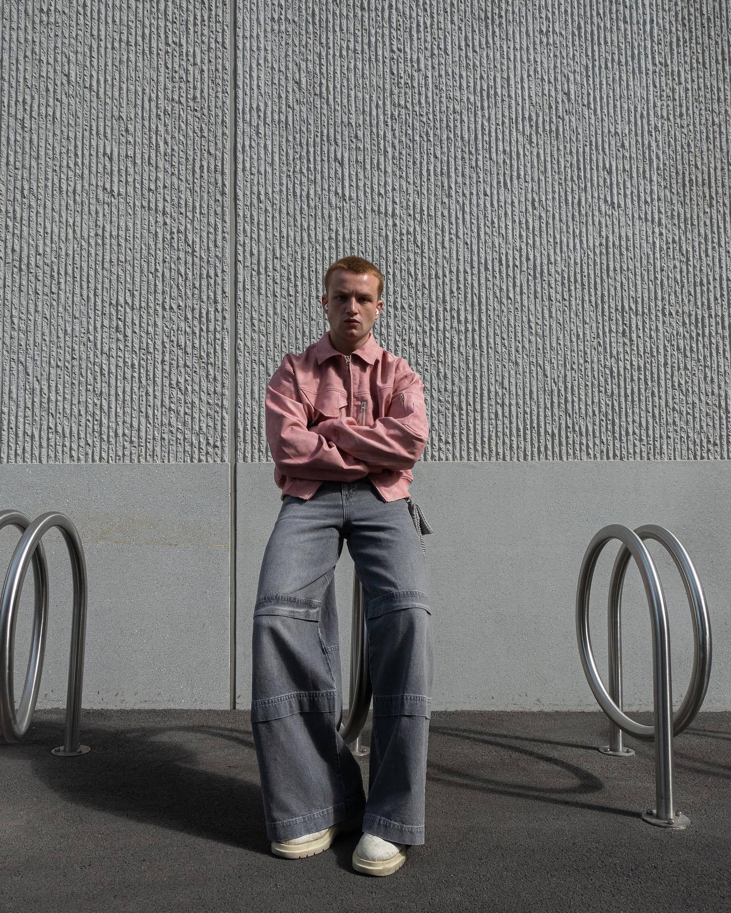 【23s August】Gradient Shoulder Pad Jacket-IYAMIUIO