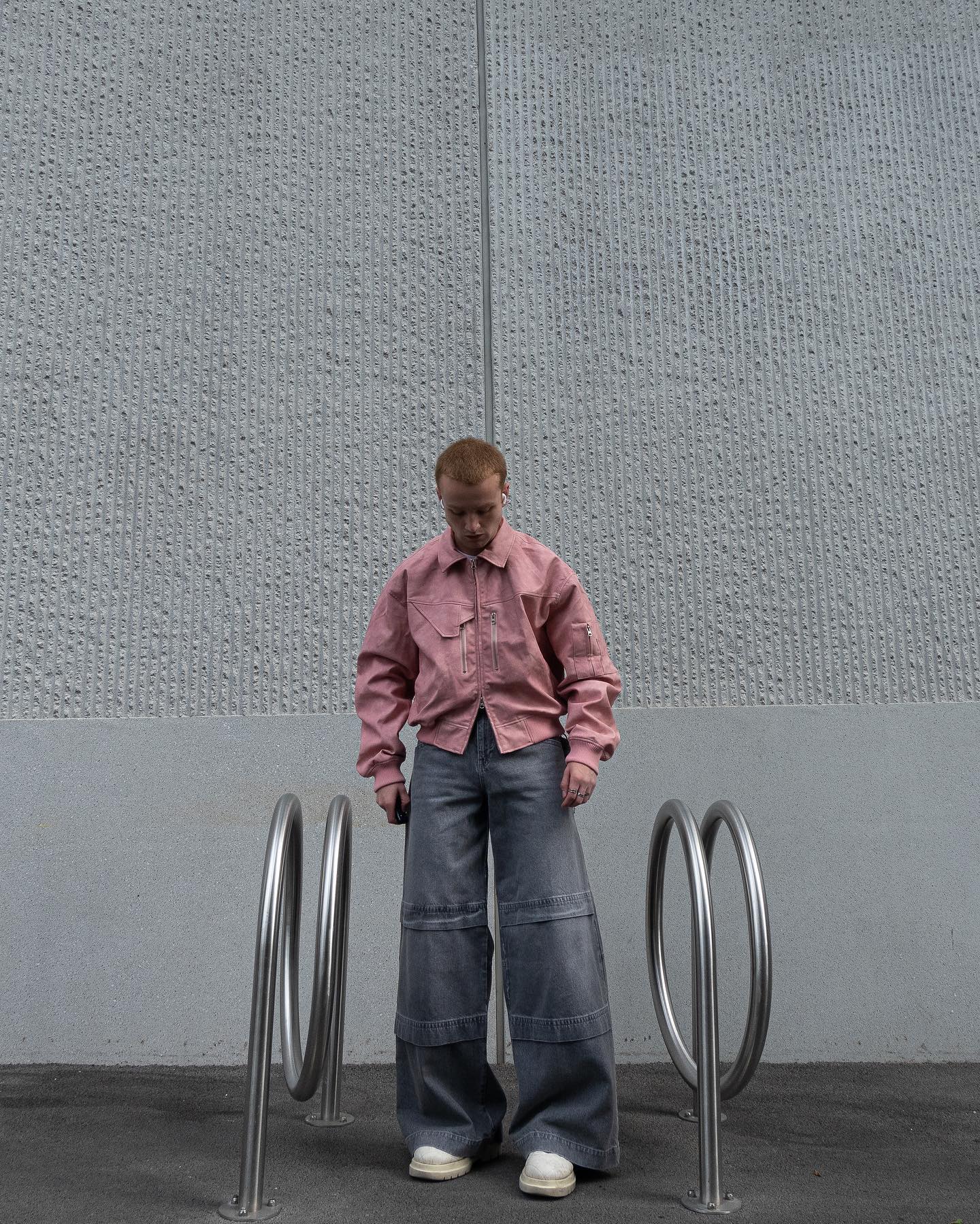 【23s August】Gradient Shoulder Pad Jacket-IYAMIUIO