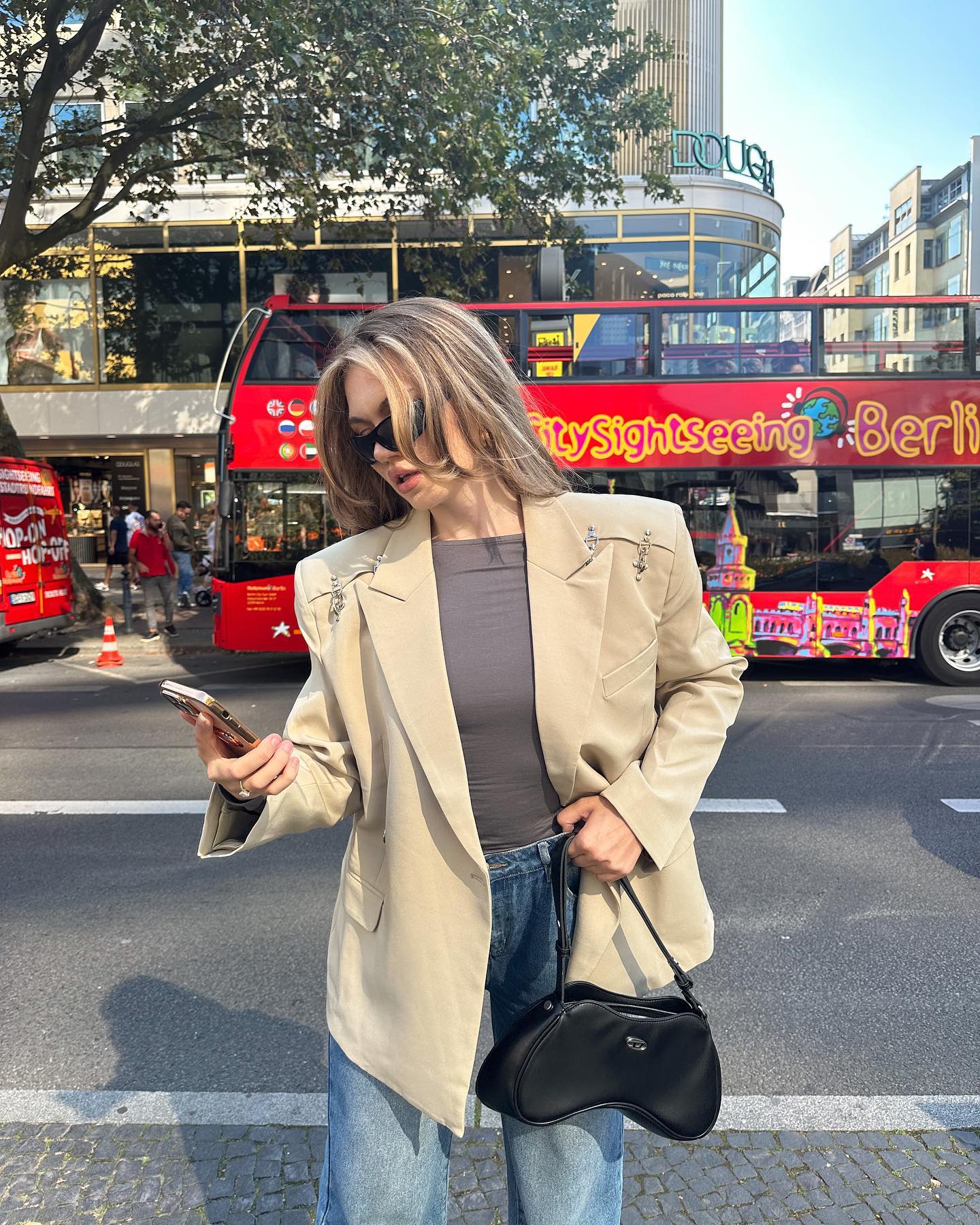 【23s August.】Loose Metal Airplane Buckle Jacket-IYAMIUIO