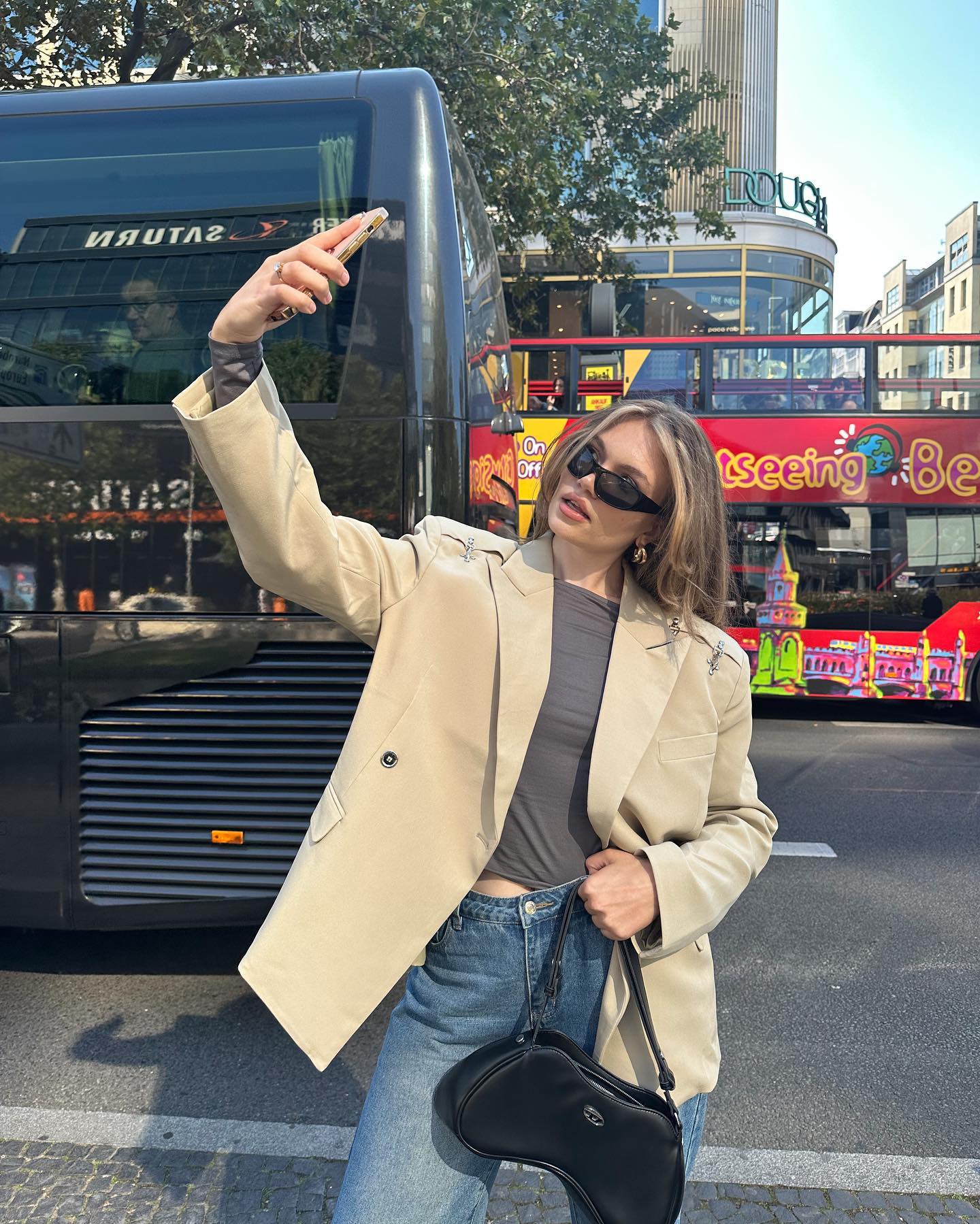 【23s August.】Loose Metal Airplane Buckle Jacket-IYAMIUIO