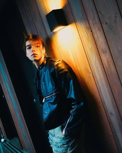 【23s Feb.】Zipped Surround PU Leather Jacket-IYAMIUIO