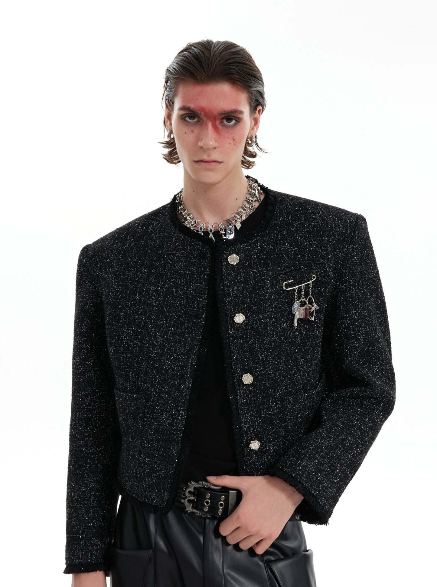 【24s Oct.】Chanel Style Shiny Texture Light Luxury Jacket-IYAMIUIO