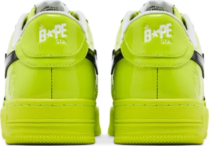 A Bathing Ape Bape Sta Low Sneakers 'Black Green' 1F70-191-004RED