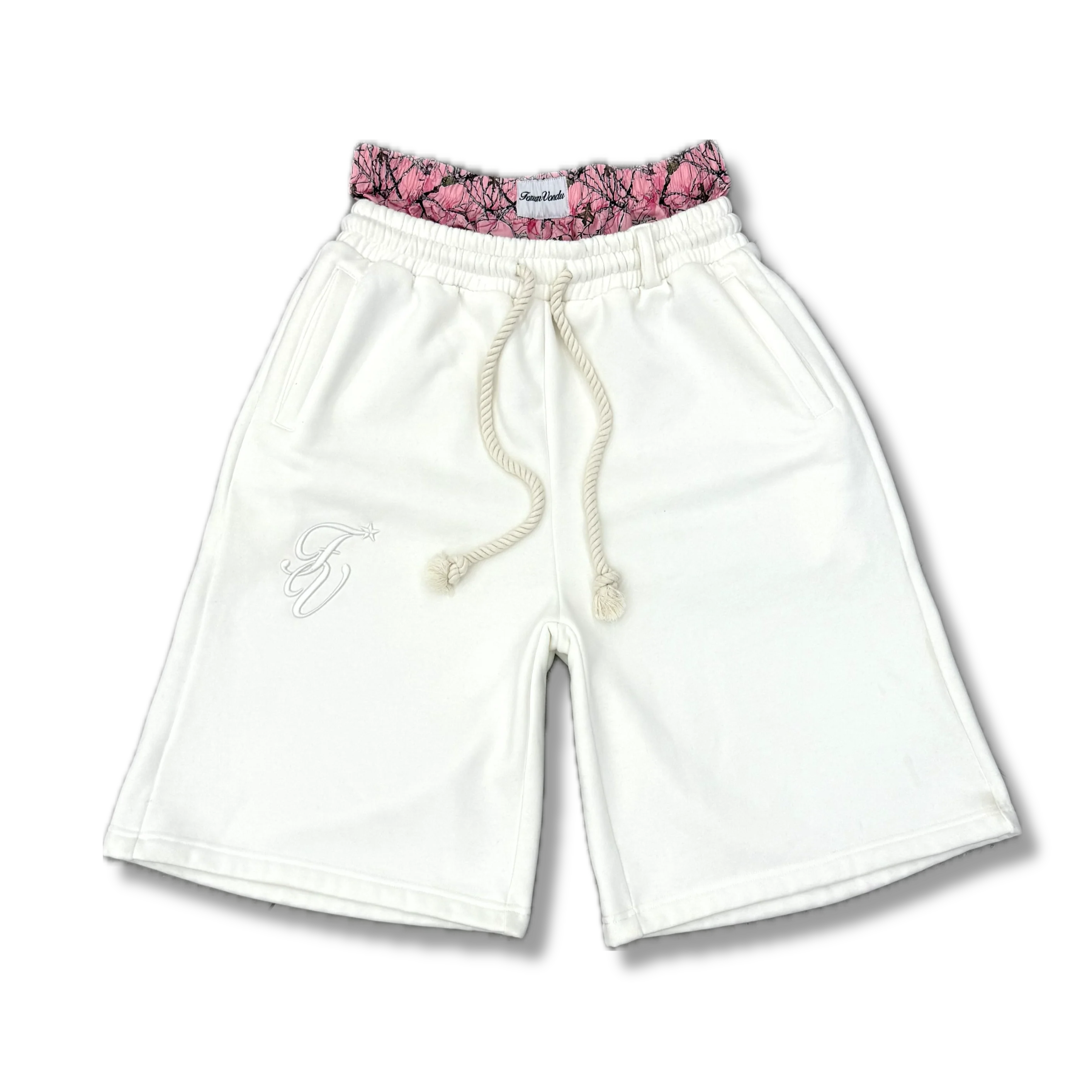 Double drawstring shorts