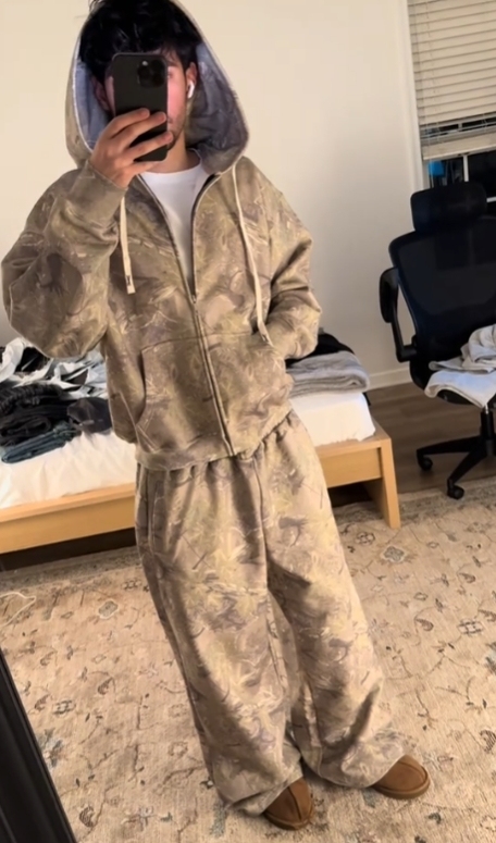 Camo Jacket Suit-IYAMIUIO